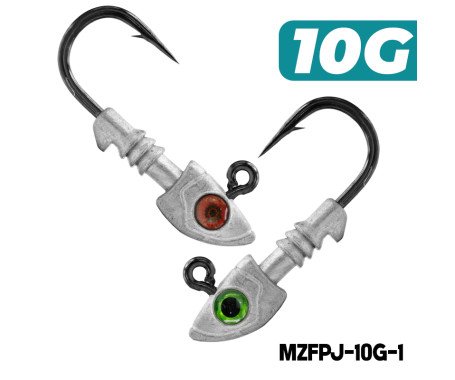 AQUA MARINE - Predator Jighead - 10G (Hook: 32833UN-BN 3/0)